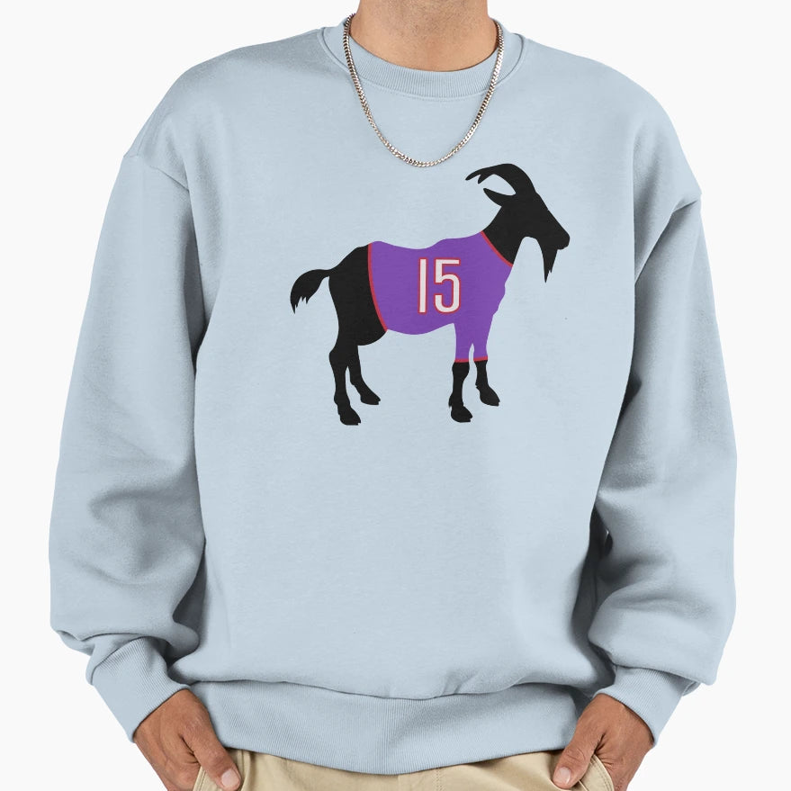 Carter Goat Sweatshirt - Fun Novelty Design for Adults - T-Shirt, Sweatshirt, Hoodie