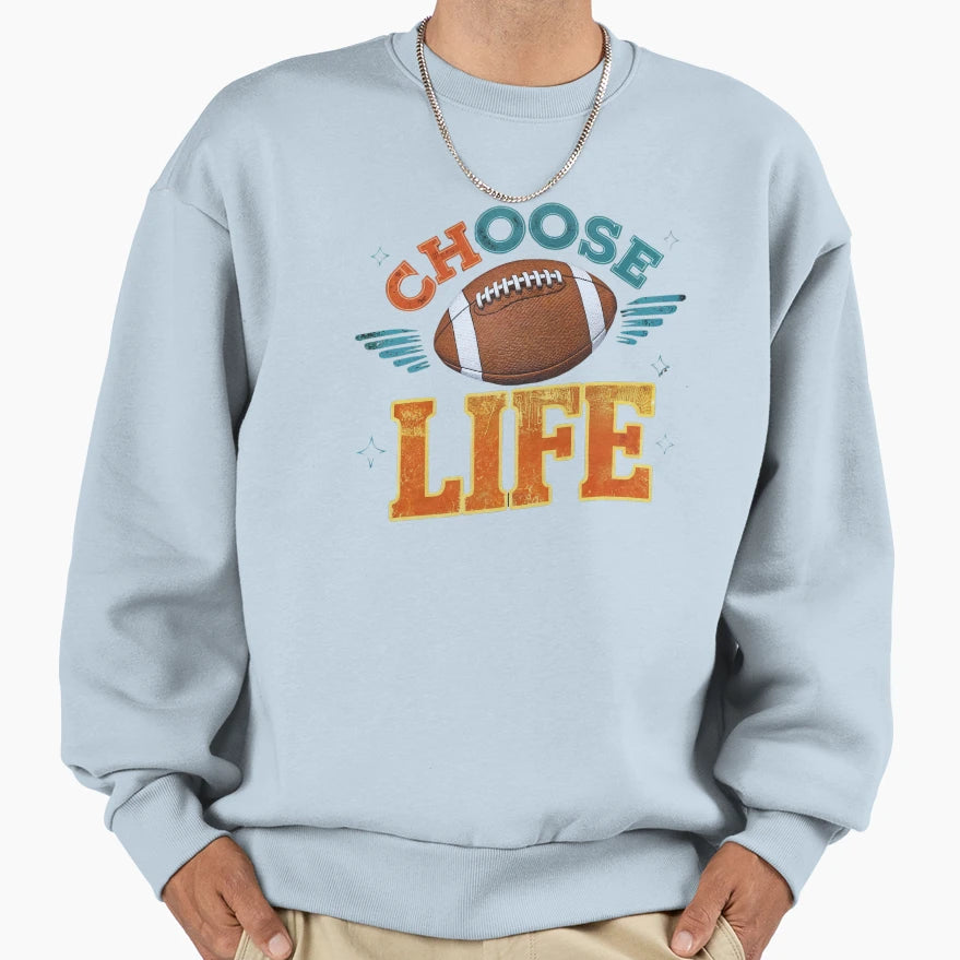Choose Life Wham Sweatshirt - Trendy Graphic Men Women - T-Shirt, Sweatshirt, Hoodie
