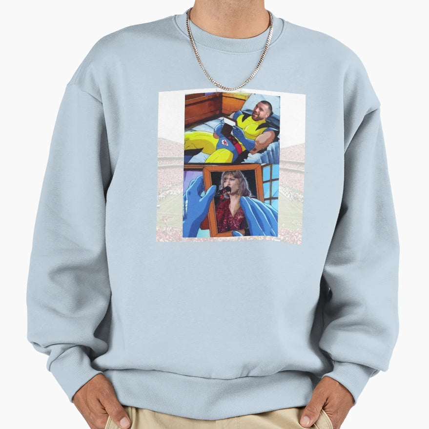 Funny Kc Football Trav Missing Swift Sweatshirt - Graphic Print Men Women - T-Shirt, Sweatshirt, Hoodie