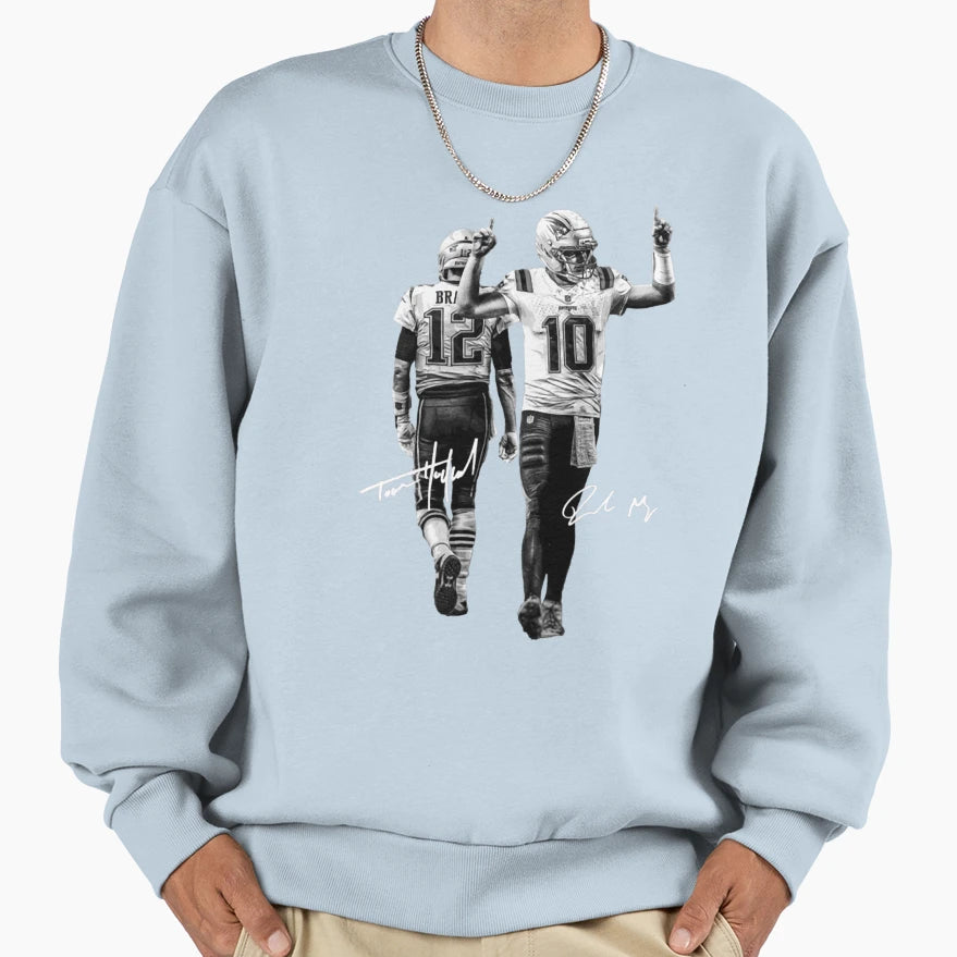 Drake Maye Signature Sweatshirt - Graphic Print for Adults - T-Shirt, Sweatshirt, Hoodie
