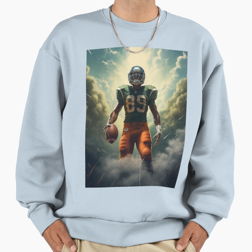 Feeling Winning American Football Sweatshirt - Graphic Print Men Women - T-Shirt, Sweatshirt, Hoodie