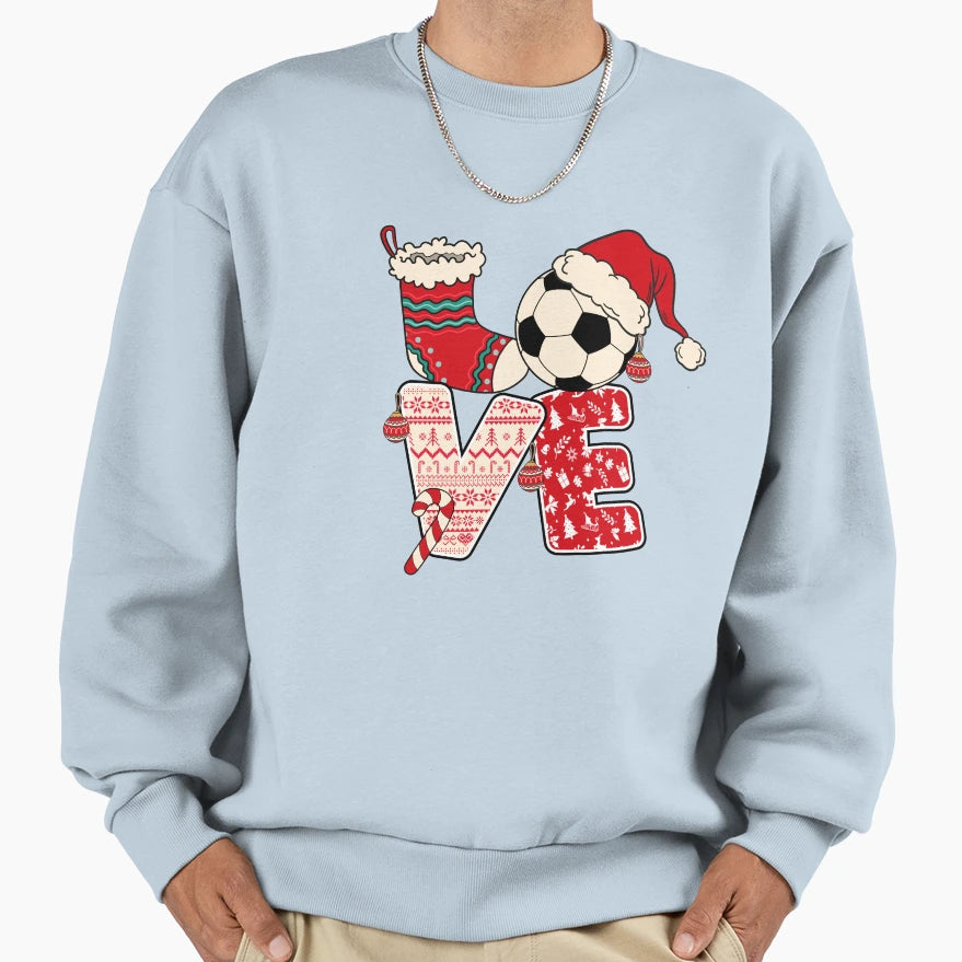 Love Actually Soccer Lover Sweatshirt - Graphic Print Men Women - T-Shirt, Sweatshirt, Hoodie