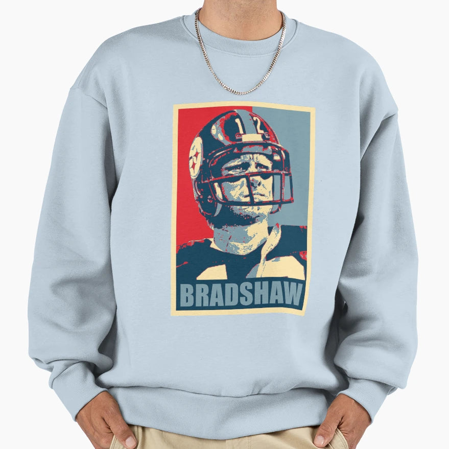 Terry Bradshaw Hope Sweatshirt - Custom Art Print Unisex - T-Shirt, Sweatshirt, Hoodie