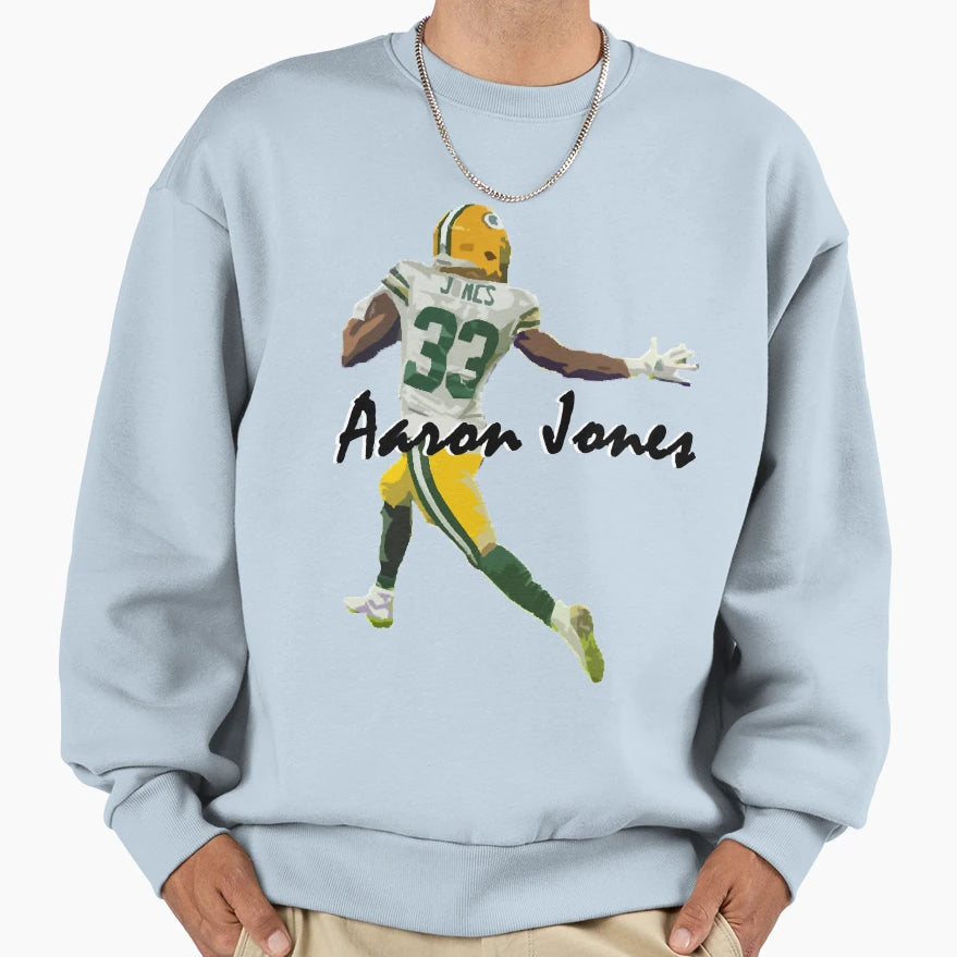 Aaron Jones Sweatshirt - Graphic Print Unisex - T-Shirt, Sweatshirt, Hoodie