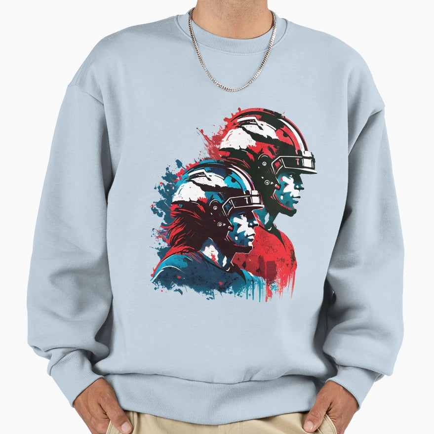 American Football Usa National Sports Sweatshirt - Graphic Print for Adults - T-Shirt, Sweatshirt, Hoodie