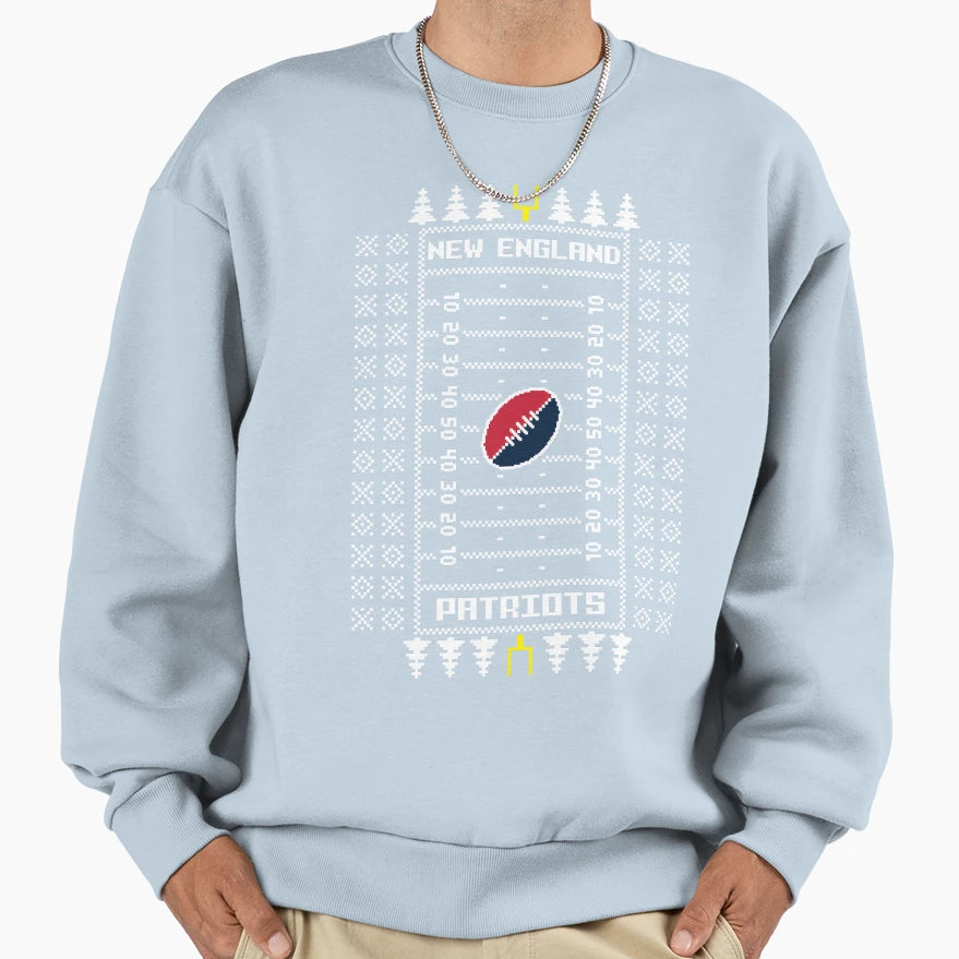 New England Patriots Ugly Sweatshirt - Custom Art Print Unisex - T-Shirt, Sweatshirt, Hoodie