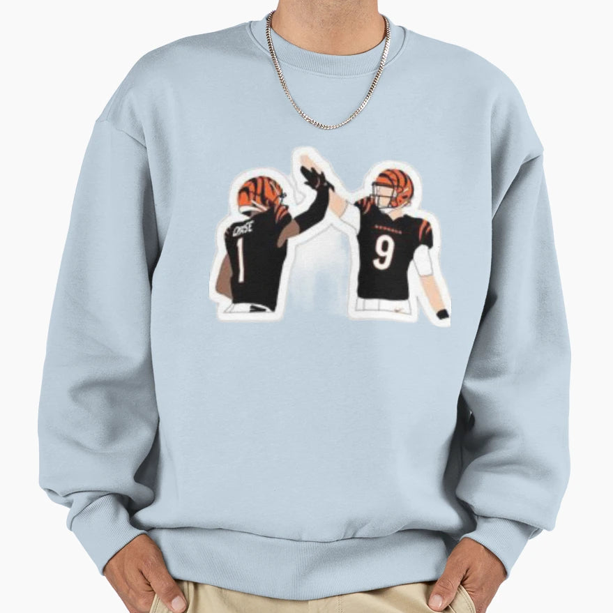 Jamar Chase Sweatshirt - Minimalist Print Men Women - T-Shirt, Sweatshirt, Hoodie