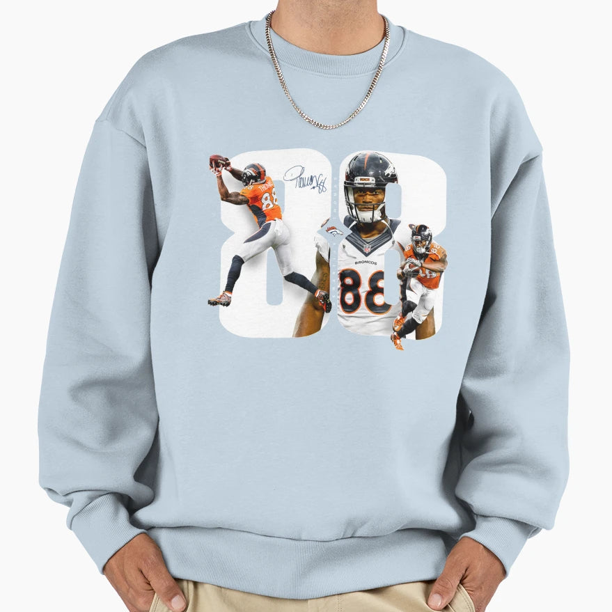 Thank You Demaryius Thomas Sweatshirt - Streetwear Style for Adults - T-Shirt, Sweatshirt, Hoodie