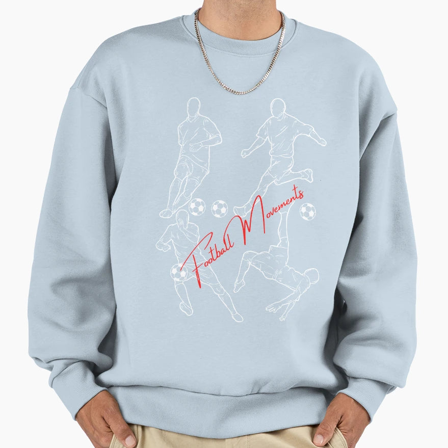 Football Movements 2 T-Shirt - Minimalist Print Men Women - T-Shirt, Sweatshirt, Hoodie