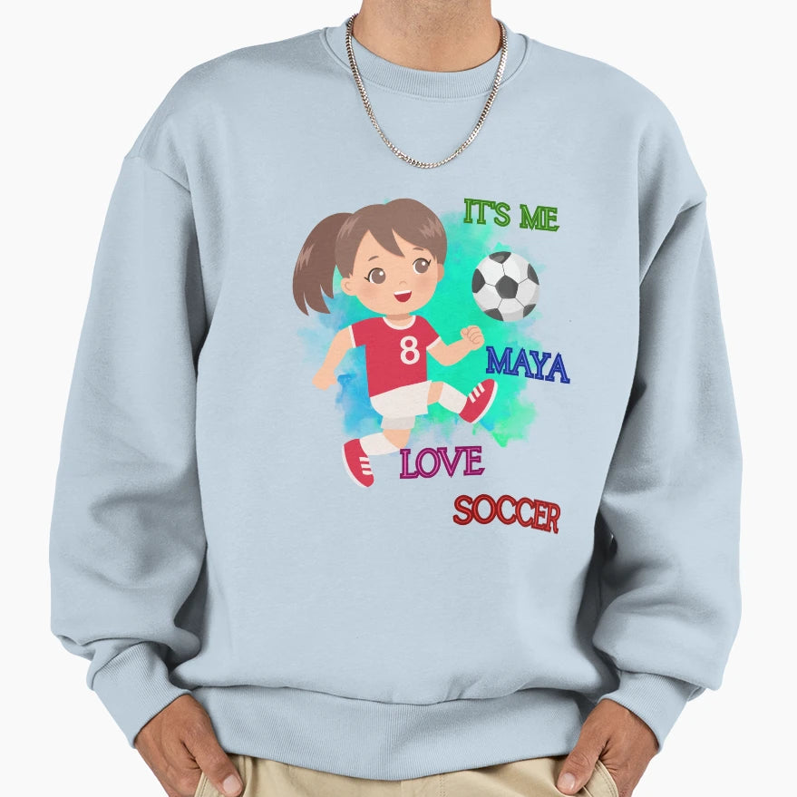 Love Soccer Sweatshirt - Aesthetic Graphic Unisex - T-Shirt, Sweatshirt, Hoodie