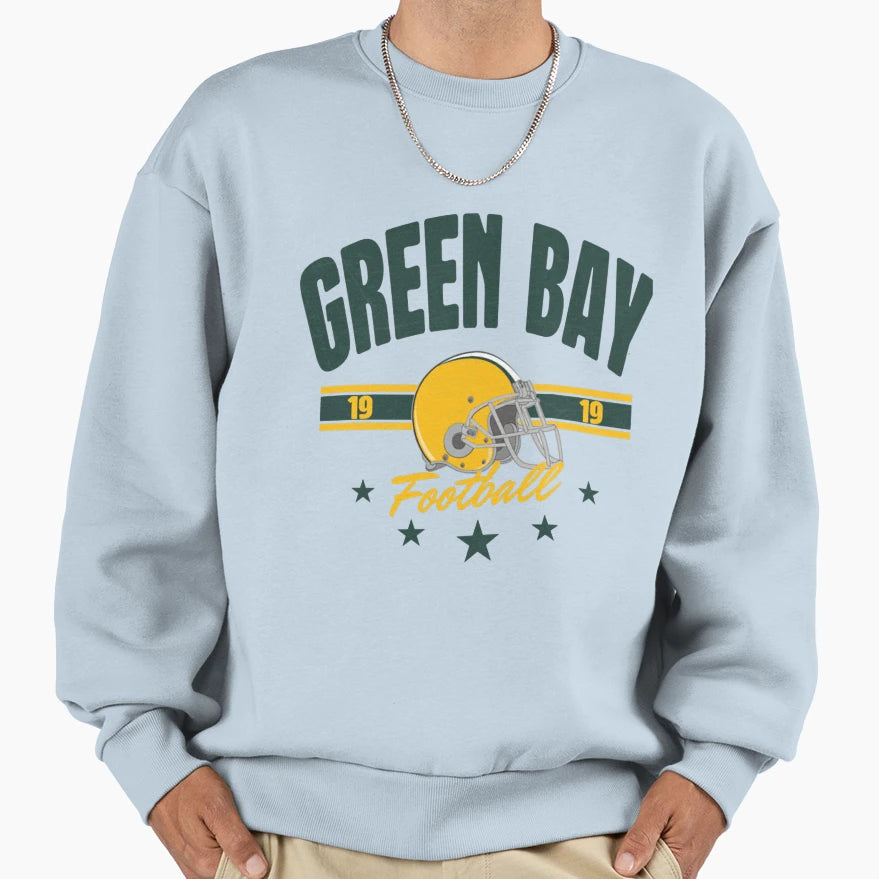 Art Green Bay Packers Sweatshirt - Casual Everyday Wear Men Women - T-Shirt, Sweatshirt, Hoodie