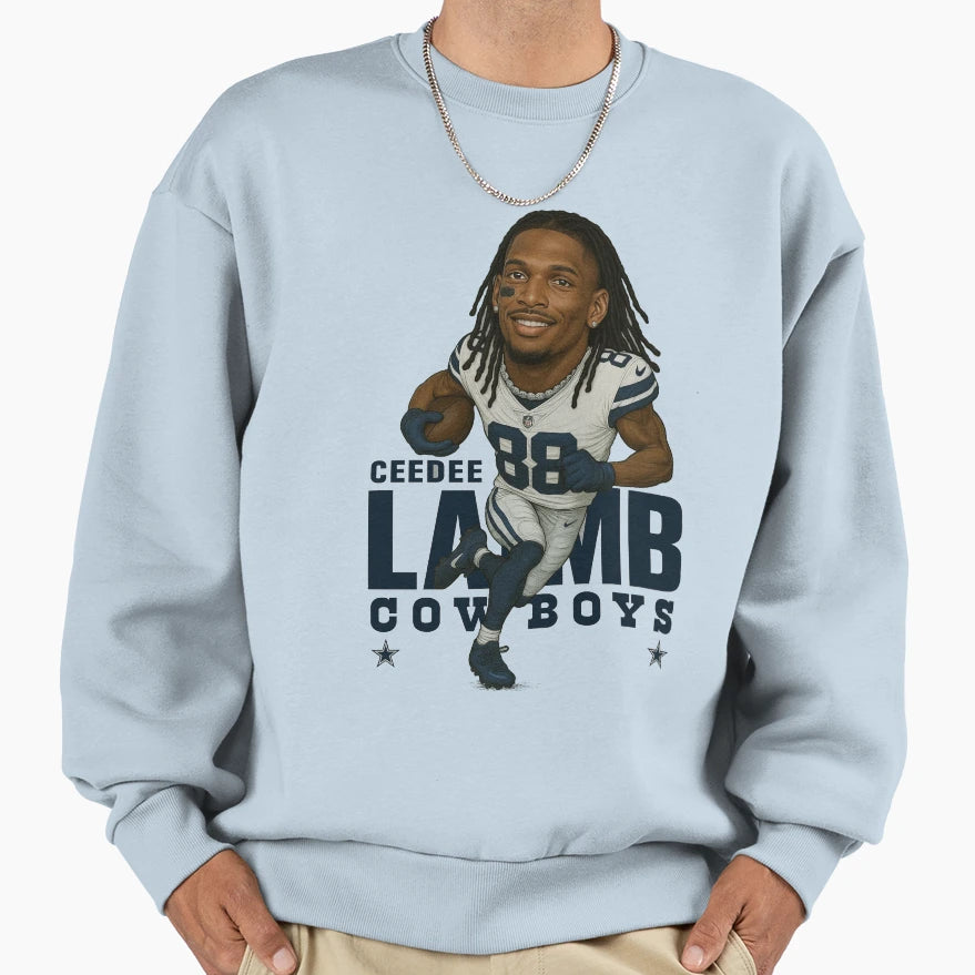 CL Cowboys 88 Caricature Art Sweatshirt - Fun Novelty Design Men Women - T-Shirt, Sweatshirt, Hoodie