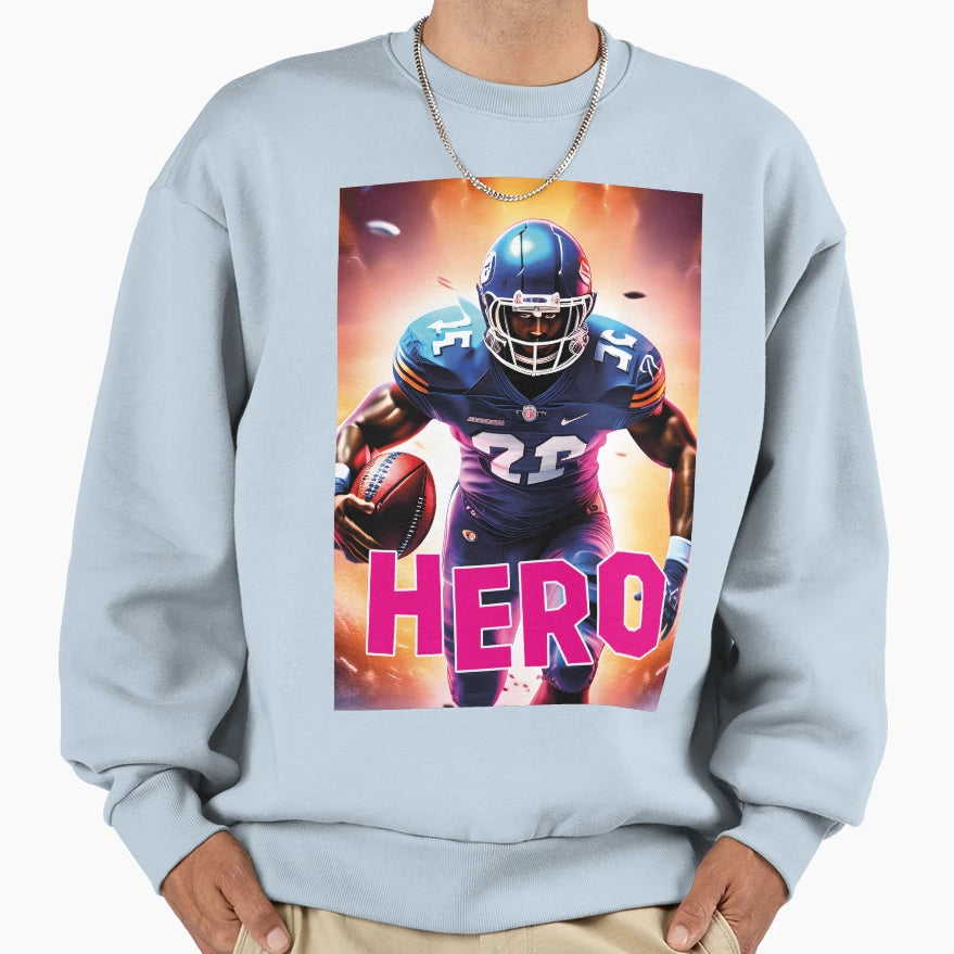 American Football Action Dynamic Sweatshirt - Novelty Apparel Unisex - T-Shirt, Sweatshirt, Hoodie