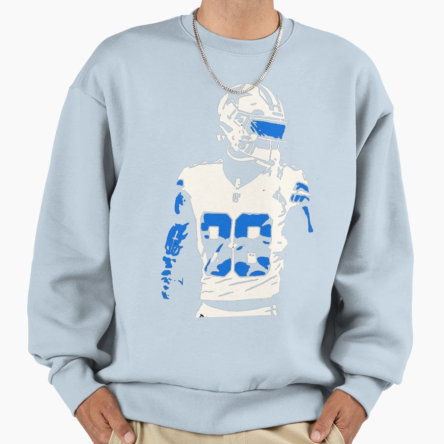 CL 88 Dallas Football Stencil Sweatshirt - Custom Art Print for Adults - T-Shirt, Sweatshirt, Hoodie