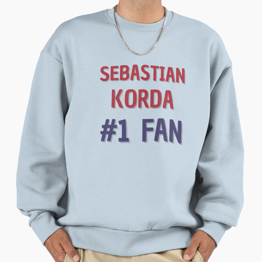 Sebastian Korda 1 Fan Sweatshirt - Streetwear Style for Adults - T-Shirt, Sweatshirt, Hoodie