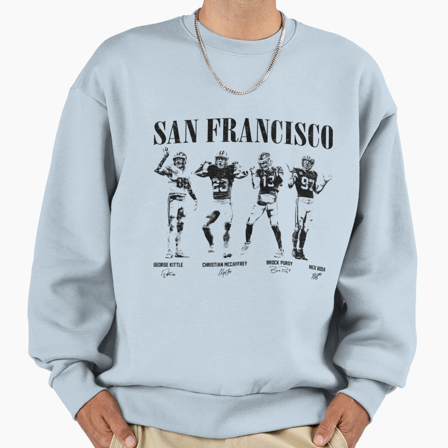 San Francisco BP GK Sweatshirt - Unique Graphic Unisex - T-Shirt, Sweatshirt, Hoodie