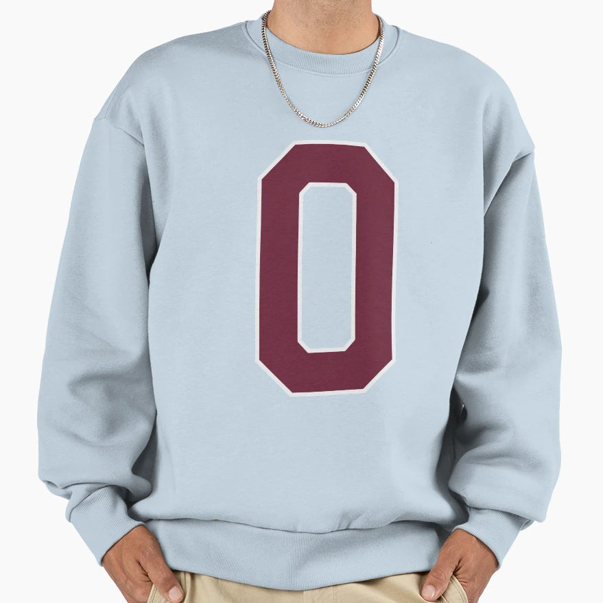 Letter O Bold Collegiate Font Varsity Sweatshirt - Unique Graphic Unisex - T-Shirt, Sweatshirt, Hoodie