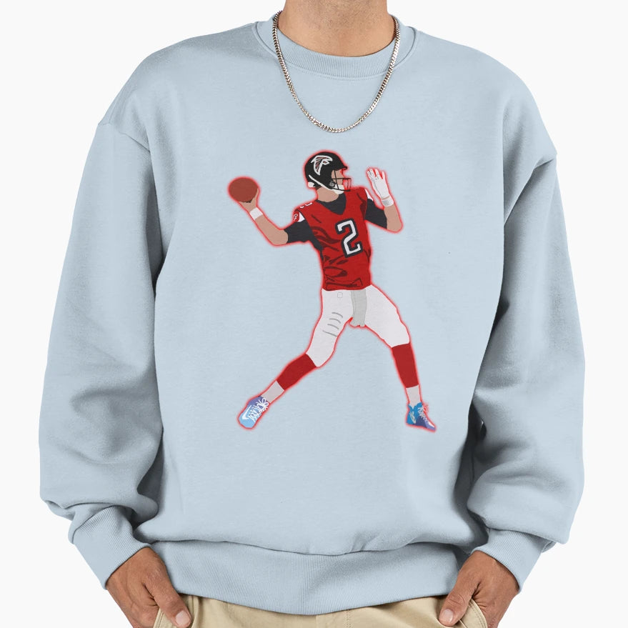 Matt Ryan Sweatshirt - Trendy Graphic for Adults - T-Shirt, Sweatshirt, Hoodie