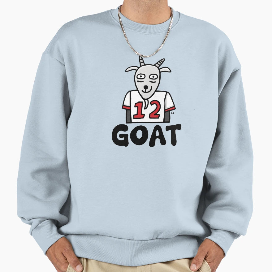 Goat Sweatshirt - Minimalist Print Men Women - T-Shirt, Sweatshirt, Hoodie