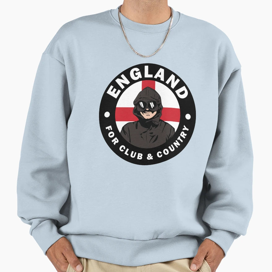 England Club Country Sweatshirt - Casual Everyday Wear for Adults - T-Shirt, Sweatshirt, Hoodie
