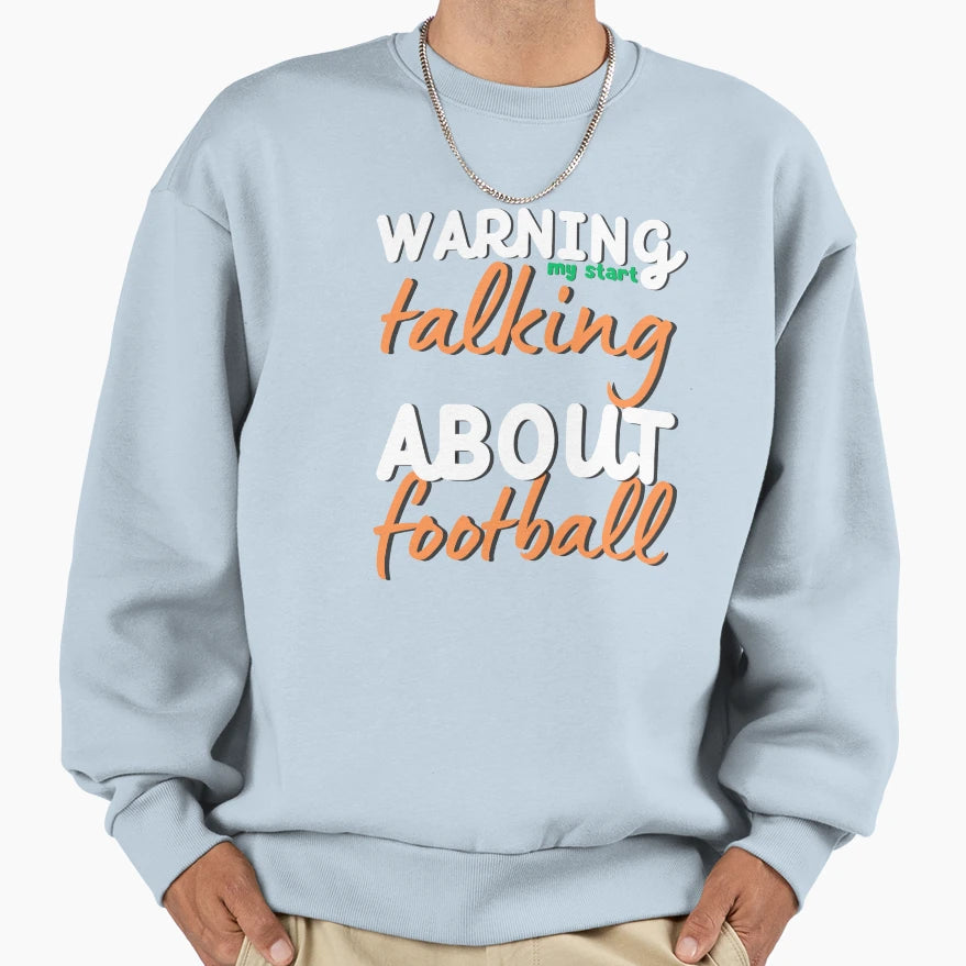 Football Lover American Football Sweatshirt - Minimalist Print Unisex - T-Shirt, Sweatshirt, Hoodie