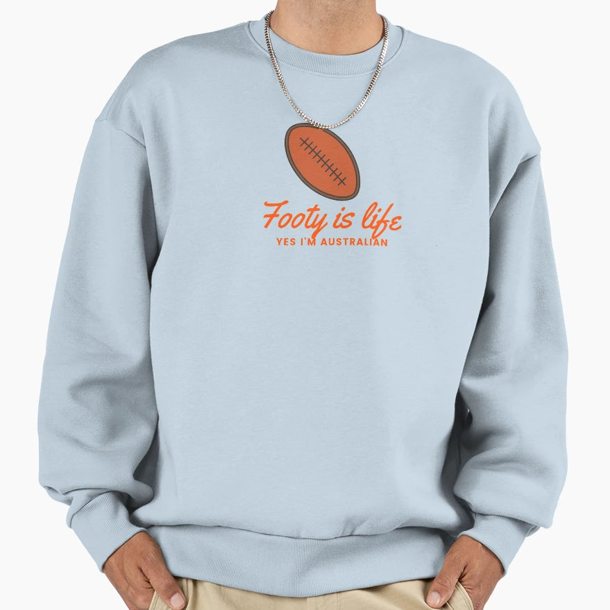 Footy Footy Footy Sweatshirt - Fun Novelty Design for Adults - T-Shirt, Sweatshirt, Hoodie