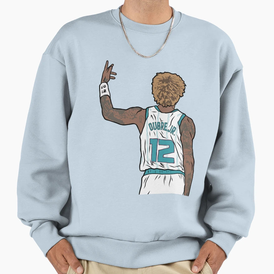 Kelly Oubre Jr 3 Point Celebration Sweatshirt - Trendy Graphic for Adults - T-Shirt, Sweatshirt, Hoodie