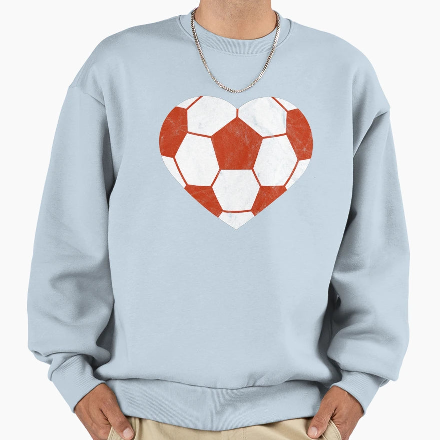 Football Heart Gift Soccer Player T-Shirt - Streetwear Style Unisex - T-Shirt, Sweatshirt, Hoodie