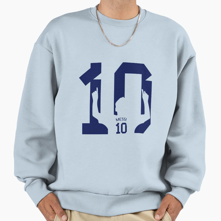 Messi 10 Sweatshirt - Trendy Graphic Men Women - T-Shirt, Sweatshirt, Hoodie