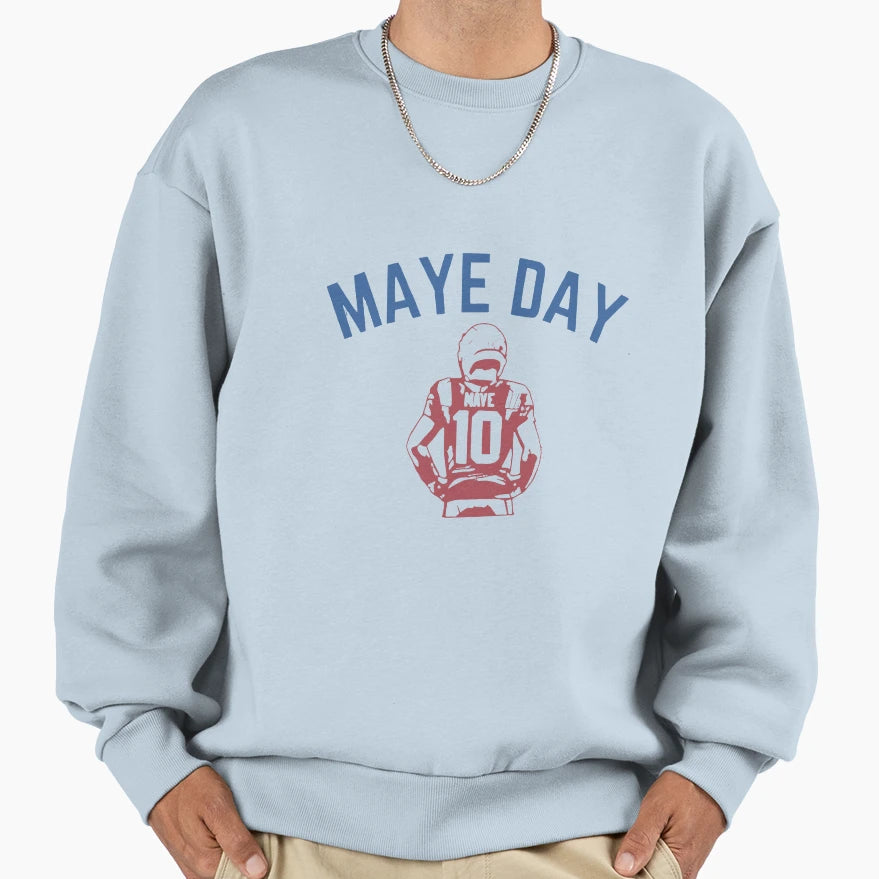 Drake Maye Day New England Patriots Sweatshirt - Custom Art Print Unisex - T-Shirt, Sweatshirt, Hoodie