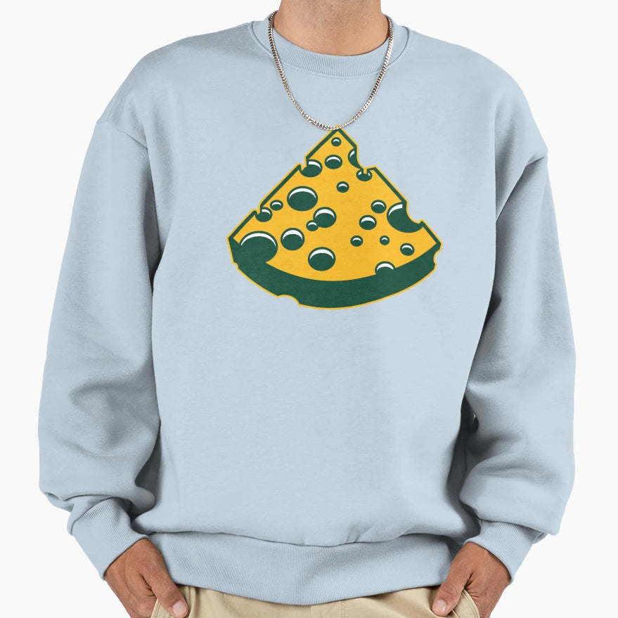 Green Bay Packers Cheesehead Sweatshirt - Graphic Print for Adults - T-Shirt, Sweatshirt, Hoodie