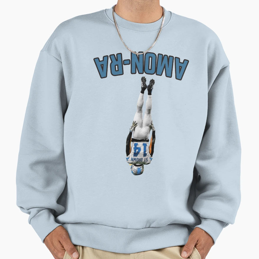 Amon Ra St Brown Headstand Sweatshirt - Streetwear Style Unisex - T-Shirt, Sweatshirt, Hoodie