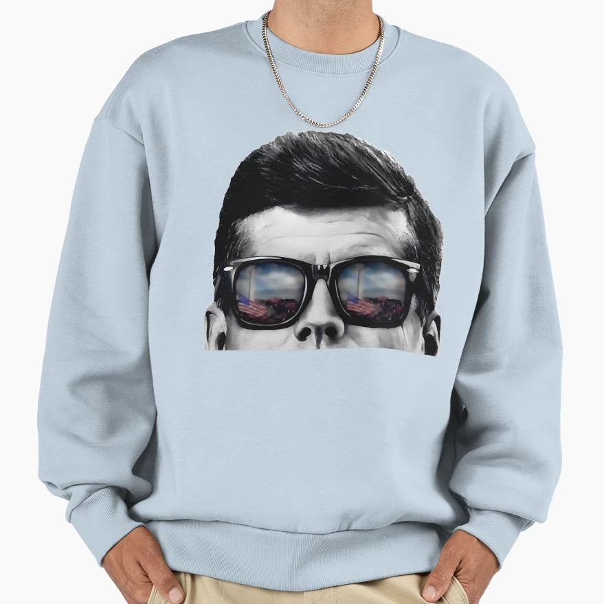 Jfk Pop Art Black White T-Shirt - Minimalist Print Men Women - T-Shirt, Sweatshirt, Hoodie