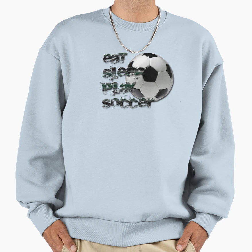 Soccer Sweatshirt - Casual Everyday Wear Men Women - T-Shirt, Sweatshirt, Hoodie
