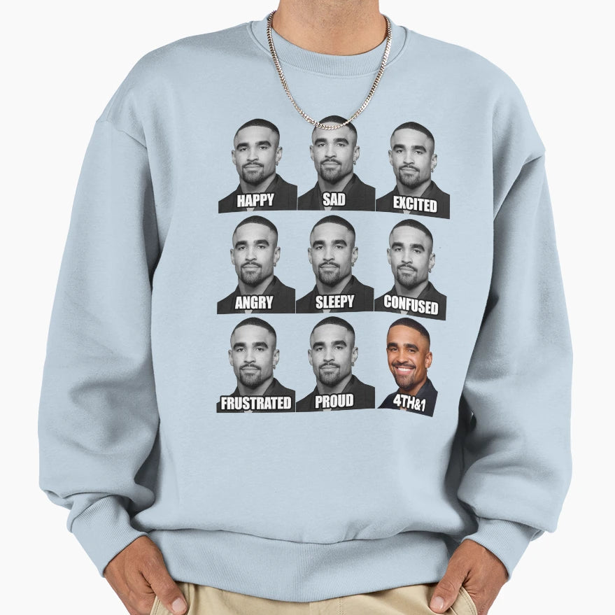 JH Funny Meme Sweatshirt - Minimalist Print for Adults - T-Shirt, Sweatshirt, Hoodie