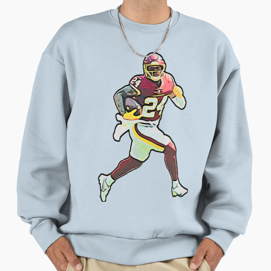 Antonio Gibson Commanders Sweatshirt - Trendy Graphic Men Women - T-Shirt, Sweatshirt, Hoodie