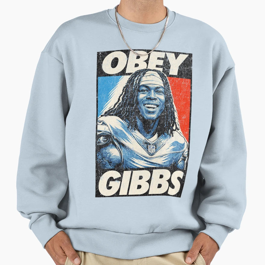 Obey Gibbs Art Sweatshirt - Casual Everyday Wear Unisex - T-Shirt, Sweatshirt, Hoodie