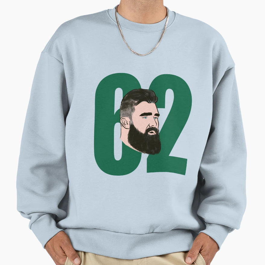 Kelce Sweatshirt - Minimalist Print Men Women - T-Shirt, Sweatshirt, Hoodie