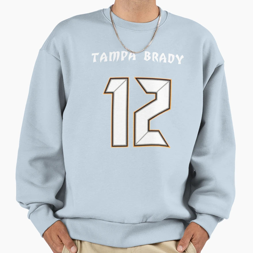 Tampa Brady Sweatshirt - Fun Novelty Design for Adults - T-Shirt, Sweatshirt, Hoodie