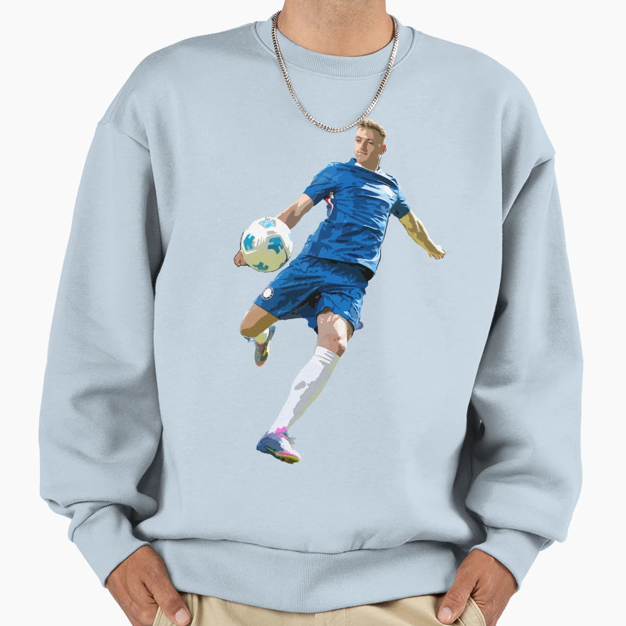 Liam Delap Sweatshirt - Aesthetic Graphic for Adults - T-Shirt, Sweatshirt, Hoodie