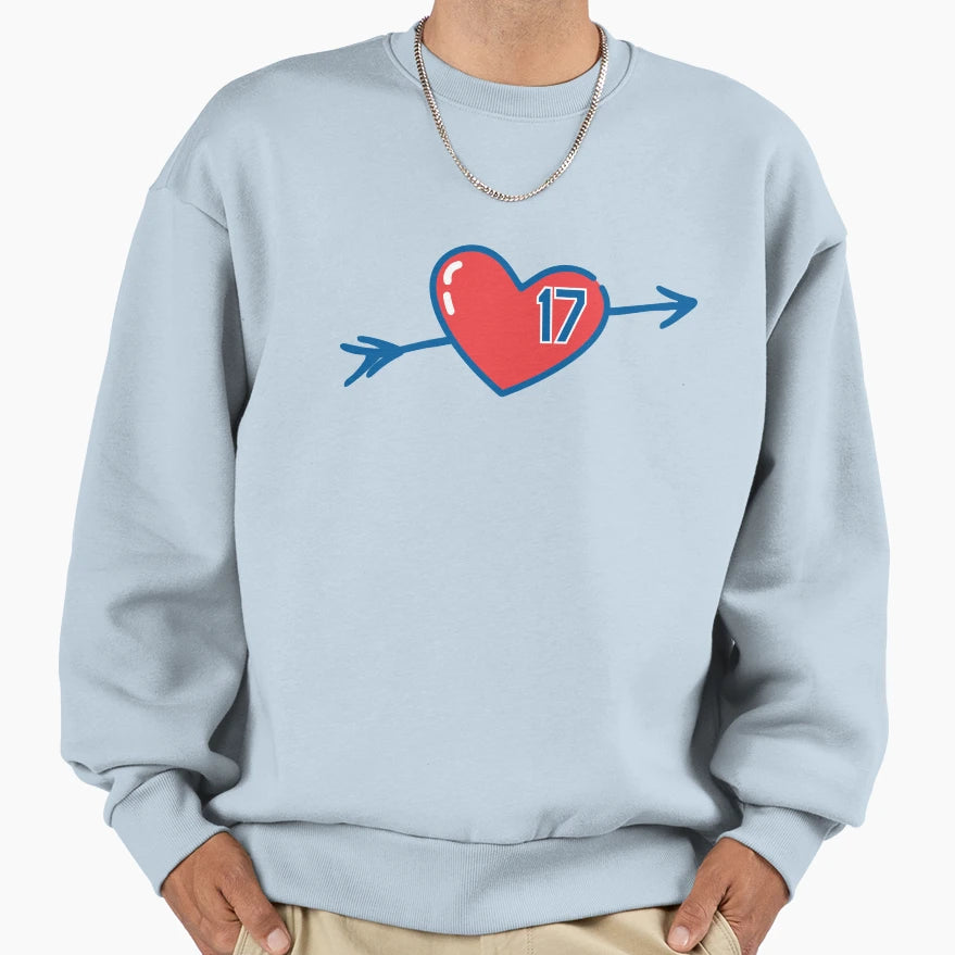 Love 17 La Fan Love Sports Sweatshirt - Aesthetic Graphic Men Women - T-Shirt, Sweatshirt, Hoodie