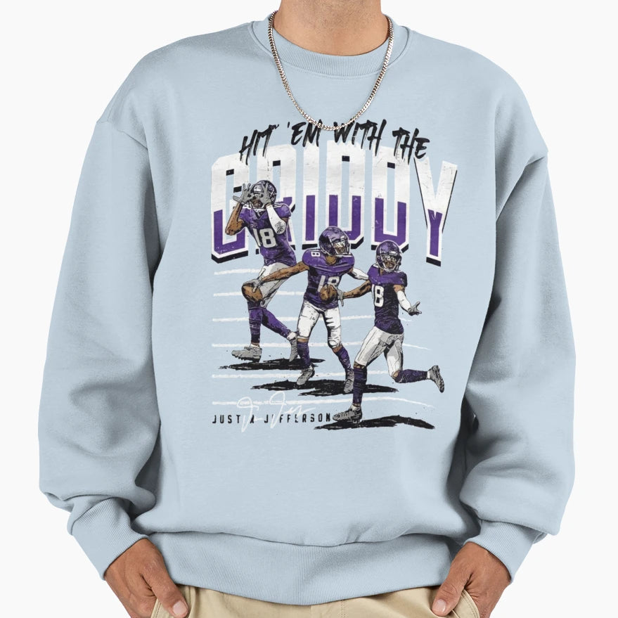 Hit Them Wit Sweatshirt - Novelty Apparel for Adults - T-Shirt, Sweatshirt, Hoodie