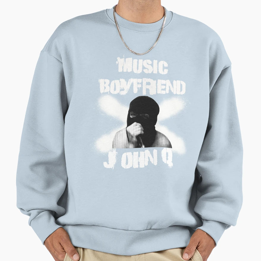 Dinner America Music Boyfriend Sweatshirt - Fun Novelty Design for Adults - T-Shirt, Sweatshirt, Hoodie