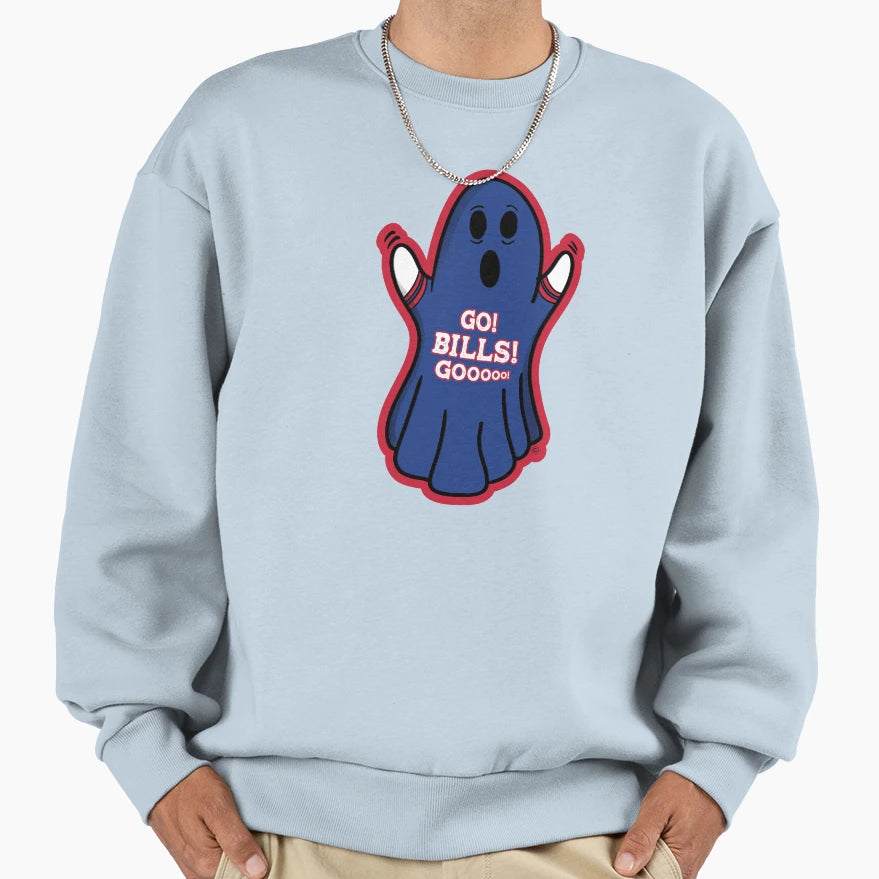 Ghost Buffalo Bills Sweatshirt - Streetwear Style for Adults - T-Shirt, Sweatshirt, Hoodie