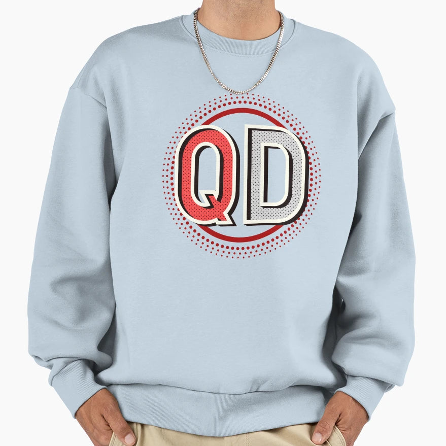 Quantum Designs Brand Logo Sweatshirt - Aesthetic Graphic Men Women - T-Shirt, Sweatshirt, Hoodie