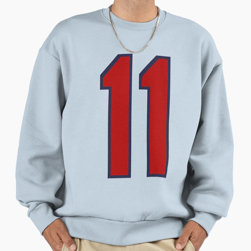 Red 11 Sweatshirt - Graphic Print Men Women - T-Shirt, Sweatshirt, Hoodie