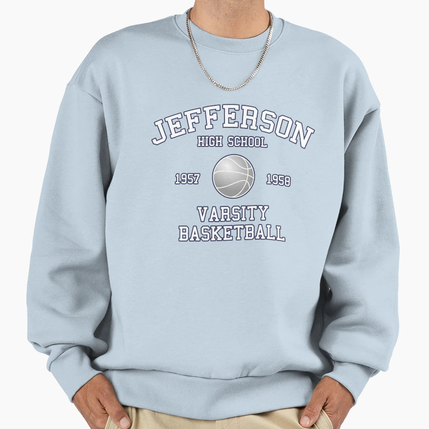 Jefferson High School Varsity Sweatshirt - Graphic Print Men Women - T-Shirt, Sweatshirt, Hoodie