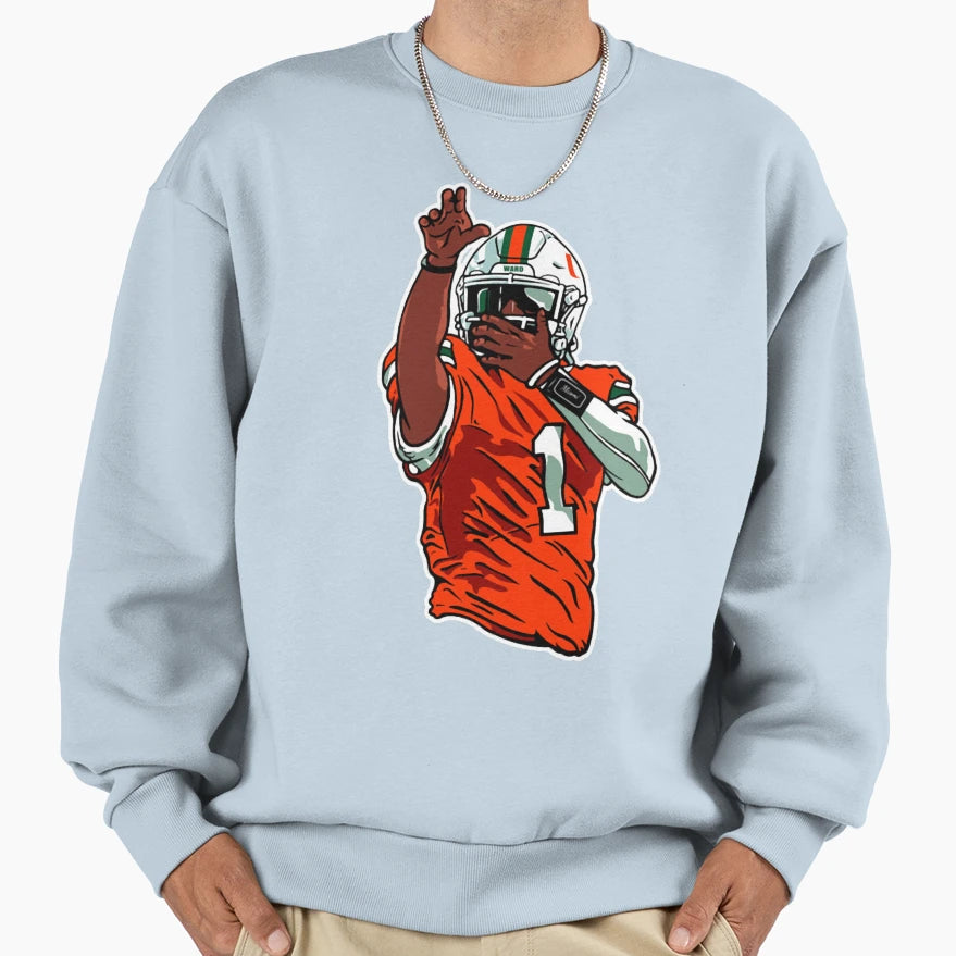 Cam Ward Celly Sweatshirt - Custom Art Print Men Women - T-Shirt, Sweatshirt, Hoodie