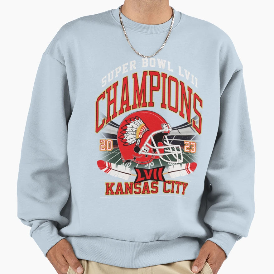 Kansas City Chiefs Sweatshirt - Graphic Print Men Women - T-Shirt, Sweatshirt, Hoodie