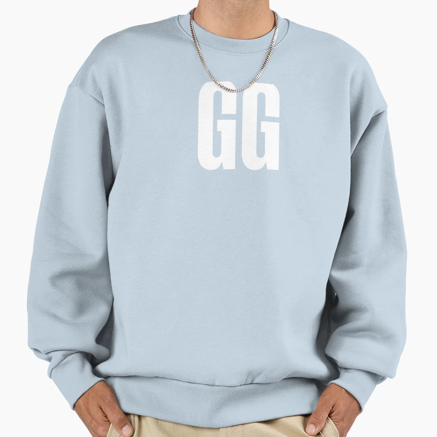 Gg Good Game Gen Z Vocabulary Typography Hoodie - Unique Graphic Unisex - T-Shirt, Sweatshirt, Hoodie
